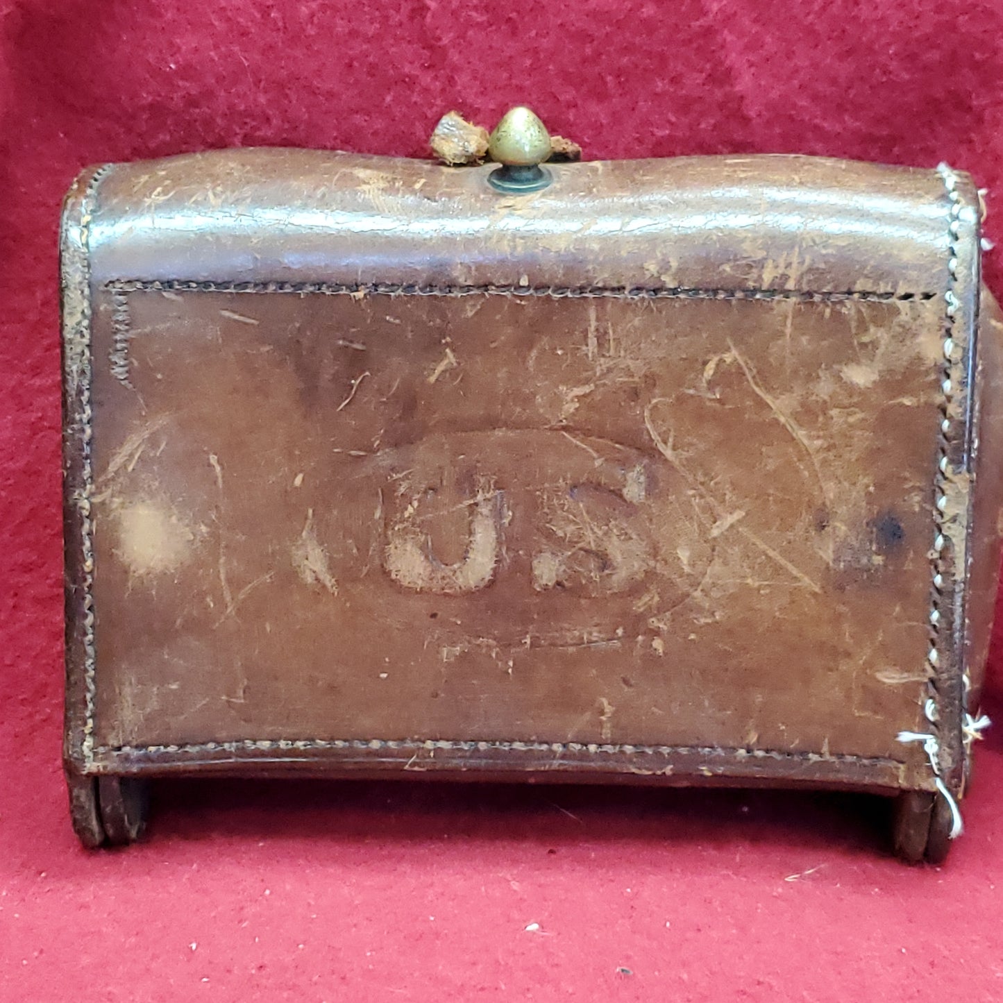VINTAGE 1908 DATED Rock Island Arsenal McKeever Cartridge Box (26s ac09-15)