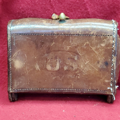 VINTAGE 1908 DATED Rock Island Arsenal McKeever Cartridge Box (26s ac09-15)