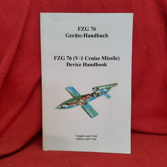 Vintage 1944 April Edition FZG 76 (V-1 Cruise Missle) Device Handbook (27s)