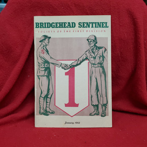 Vintage January 1952 BRIDGEHEAD SENTINEL Society of the First Division (27s)