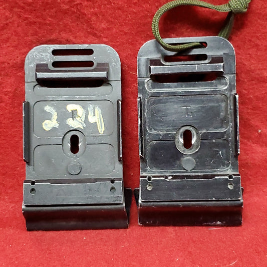 2 x US Army Base Plate Bracket ACH Rhino Mount NVG 1 Hole Shroud (29s-ac12-49)