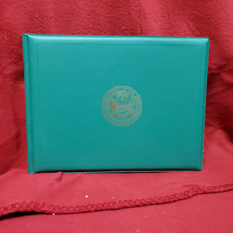VINTAGE US Department of the Army Diploma Award Certificate Holder Cover
(1mrp)