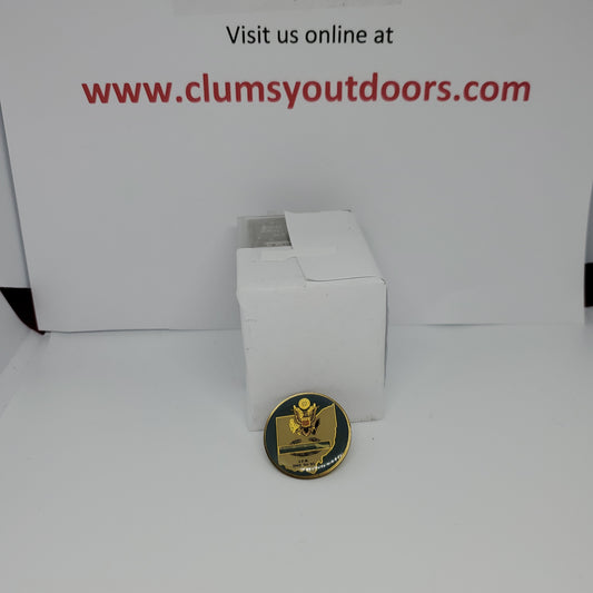 VINTAGE Ohio VFW Infantry '94 - '95 Lapel Hat Pin Medal Ribbon Set (1mrp26)