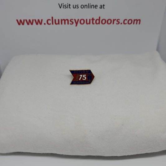 VINTAGE US Army 75th Infantry ACTION Bicentennial Hat Pin Medal (1mrp33)