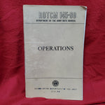VINTAGE 1958 June "OPERATIONS" ROTCM 145-90 (wkrp)