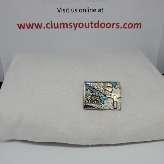 VINTAGE Italian Distinctive Battalion "ALPINI GEMONA MAI D'AUR" Pin (01o12)