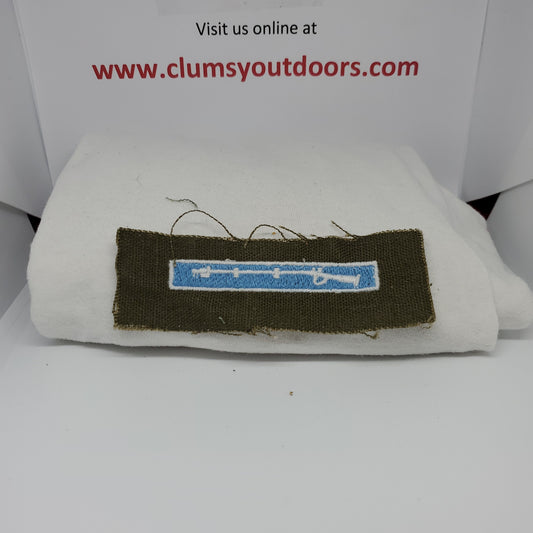 VINTAGE US Army INFANTRY OD Blue/White Sew-On Patch (01o8)