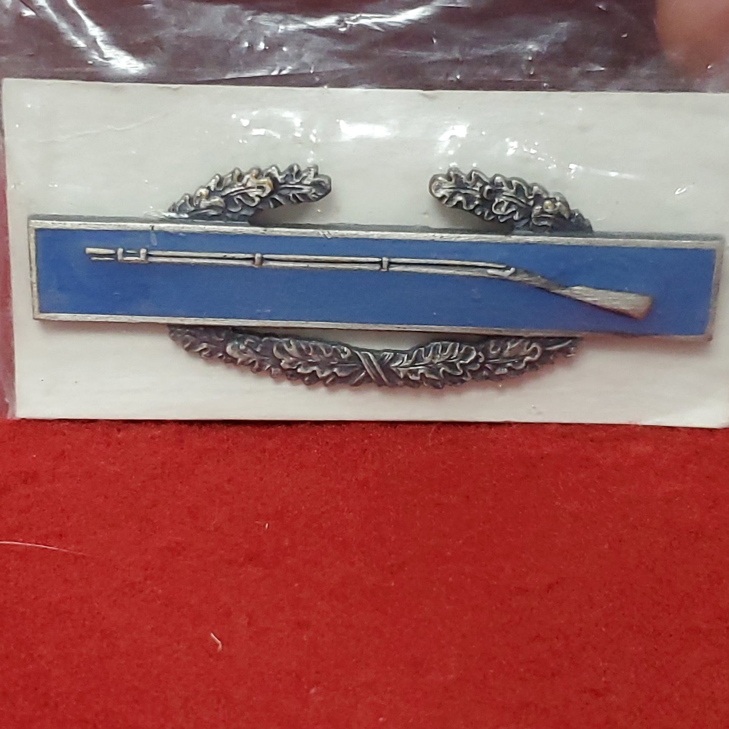 VINTAGE 3/00 US Army CIB COMBAT INFANTRYMAN Badge Lapel Bar Pin Crest DUI (01o123)