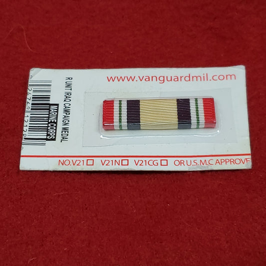 VINTAGE USMC Marine Corps IRAQ CAMPAIGN Ribbon Lapel Bar Pin Crest DUI (01o142)