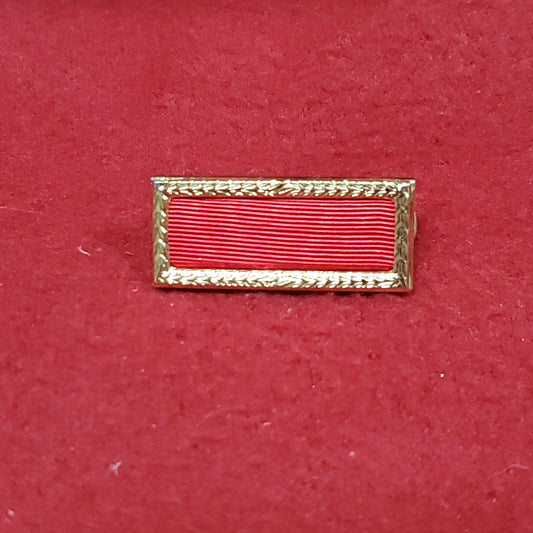 VINTAGE US Army MERITORIOUS UNIT CITATION Lapel Bar Pin Crest DUI (02o25)