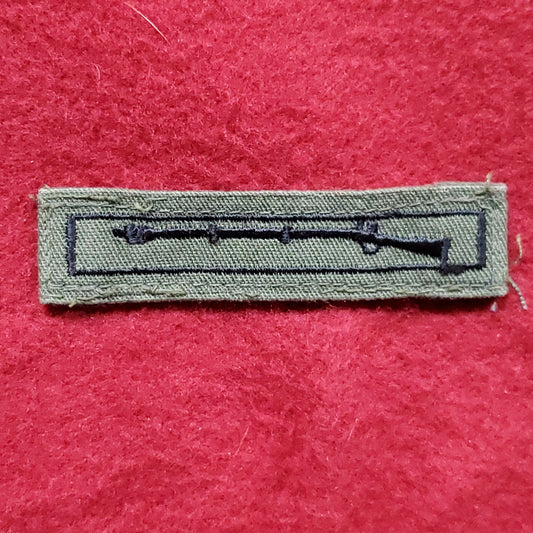 VINTAGE OD US Army INFANTRY Infantryman Sew On OD Olive Drab Vietnam Era BDU Woodland (02o30)