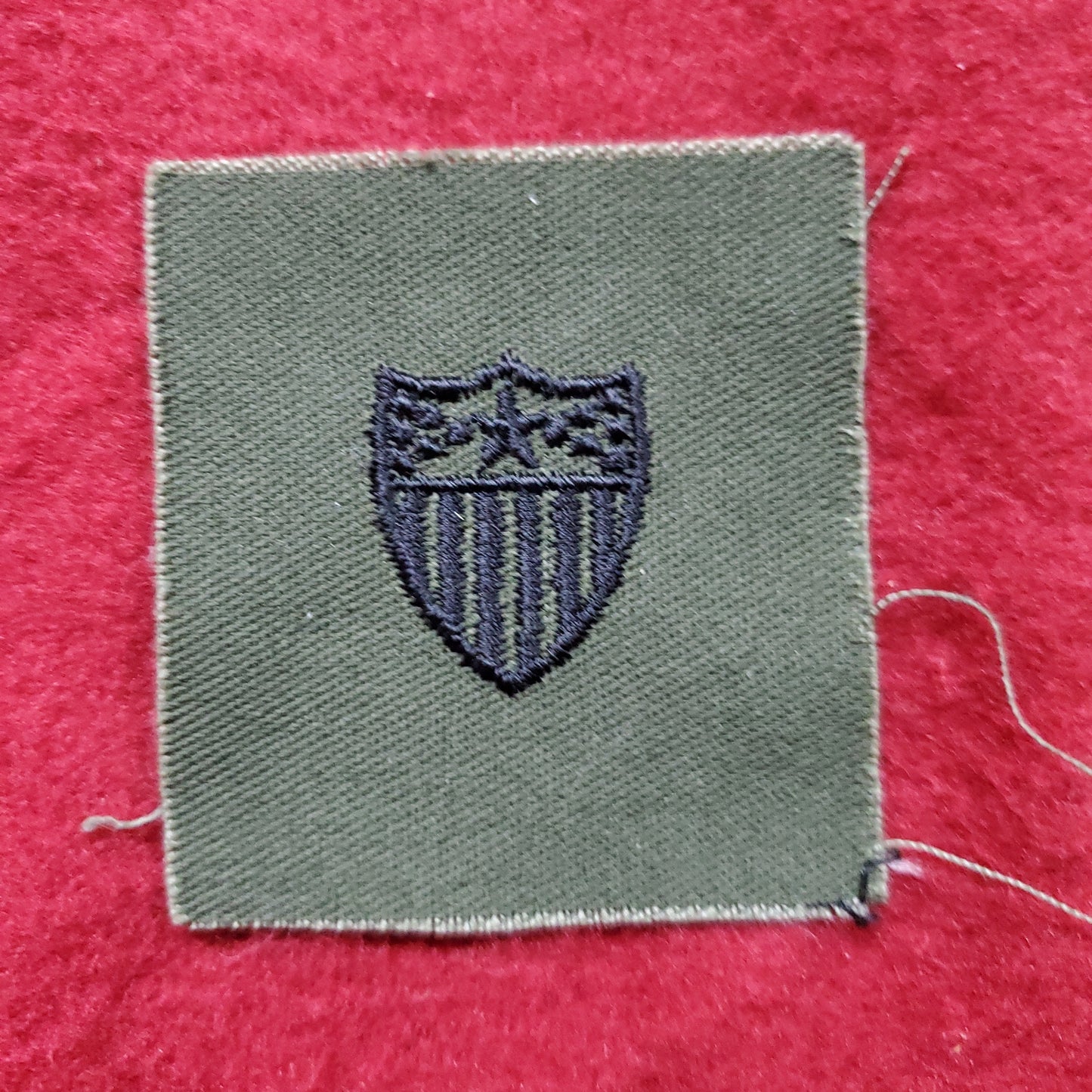 VINTAGE US Army OFFICER BRANCH INSIGNIA Sew On Vietnam OD Olive Drab Era BDU Woodland (03o17)