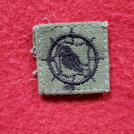 VINTAGE US Army TRANSPORTATION CORPS Sew On Vietnam OD Olive Drab Era BDU Woodland (03o13)