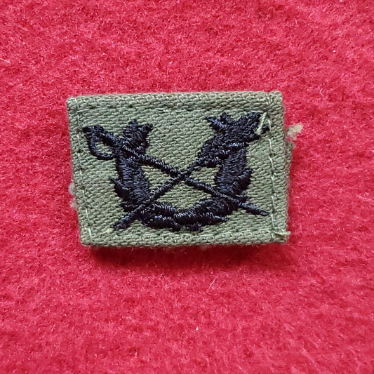 VINTAGE US Army JAG CORPS Sew On Vietnam OD Olive Drab Era BDU Woodland (03o37)