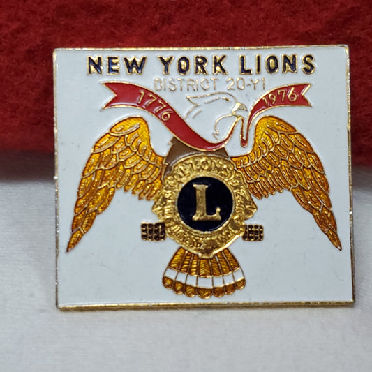 VINTAGE New York Lions Club District 20-Y1 (06o1)