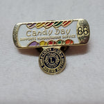VINTAGE 1986 Lions Club International CANDY DAY Lapel Pin (06o18)