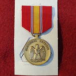 VINTAGE US Army NATIONAL DEFENSE AWARD Full Size Medal (06o131)