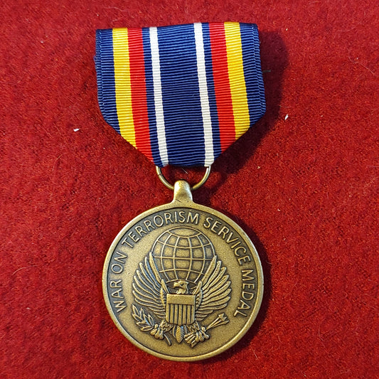VINTAGE US Army WAR ON TERRORISM SERVICE MEDAL(06o153)