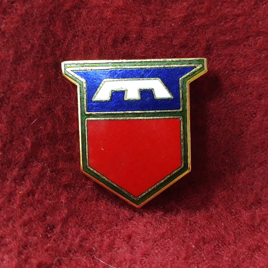 VINTAGE US Army 76th INFANTRY DIVISION Unit Crest Pin (11o26)