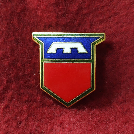 VINTAGE US Army 76th INFANTRY DIVISION Unit Crest Pin (11o27)