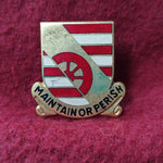 VINTAGE US Army 81st MAINTENANCE BATTALION Unit Crest Pin (11o63)