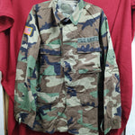 US Army MEDIUM LONG Uniform Top BDU WOODLAND Pattern (13o12)