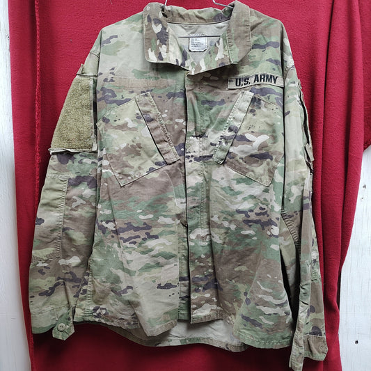 US Army LARGE LONG Uniform Top OCP Pattern (01CR ca14-23)
