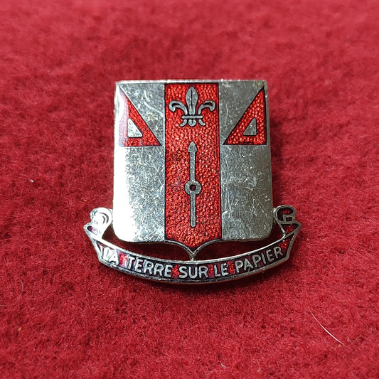 VINTAGE US Army 656th ENGINEER BATTALLION
Unit Crest Pin (02CR15)