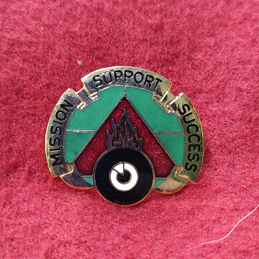 VINTAGE US Army 394th SUPPORT BATTALLION
Unit Crest Pin (02CR16)