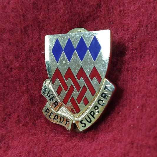 VINTAGE US Army 197th SUPPORT BATTALION
Unit Crest Pin (02CR39)