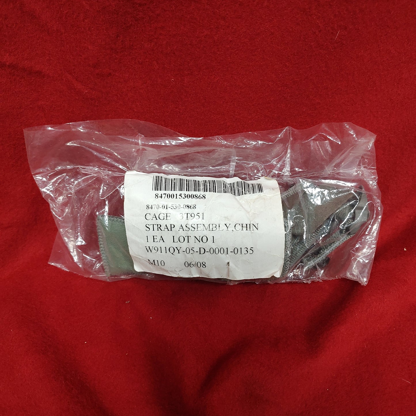 US Army ECH Chin Strap Assembly (04CR ca15-21)