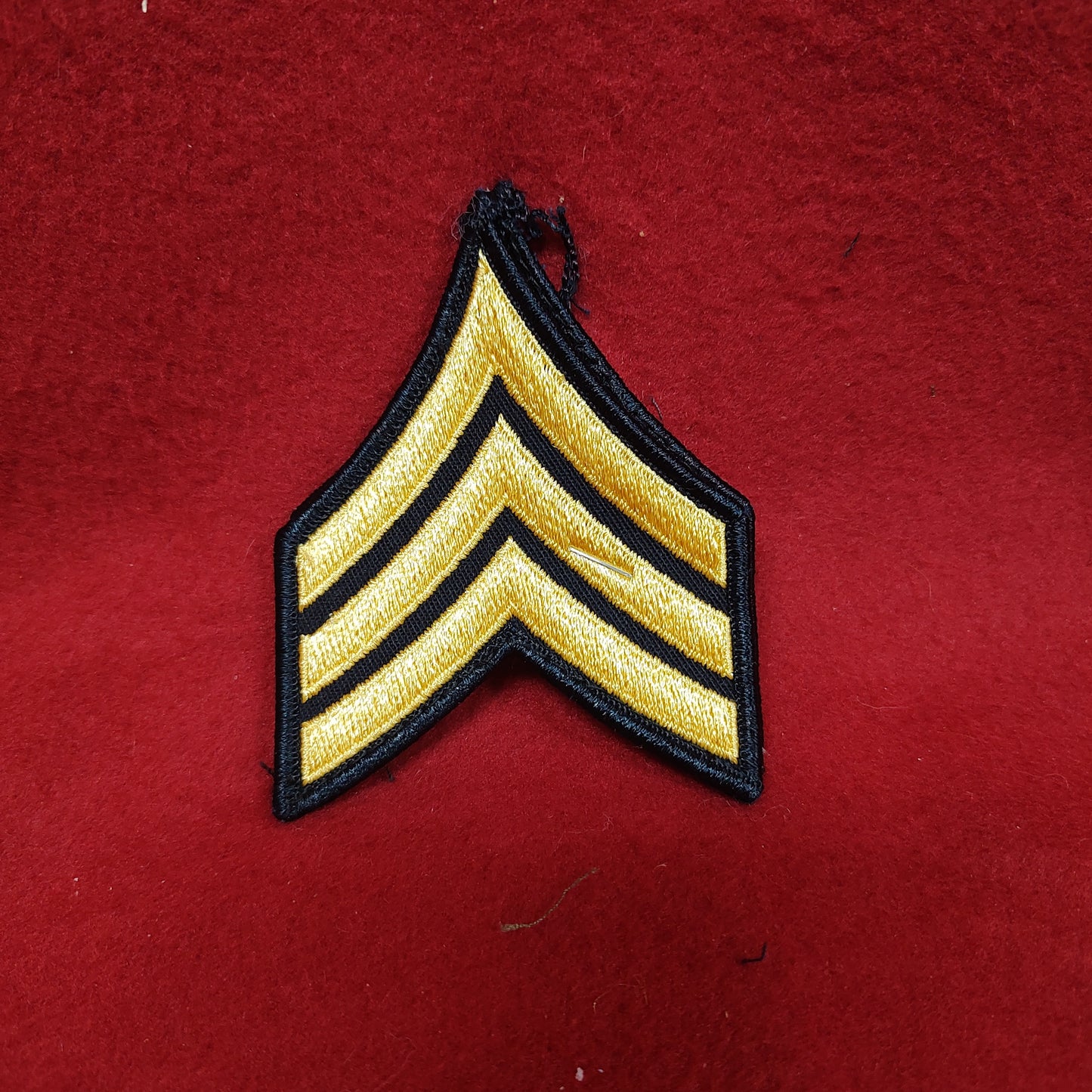 1 SET VINTAGE Mens Dress Uniform E5 SERGEANT Dress Blue Sew On (06CR13)