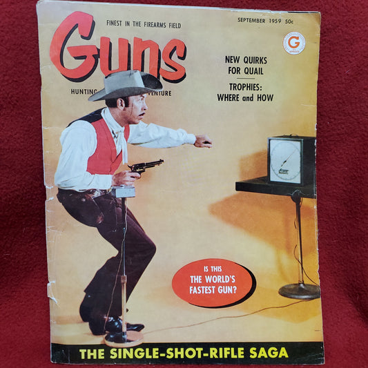 Vintage 1959 September GUNS Finest in the Firearns Field (27o)