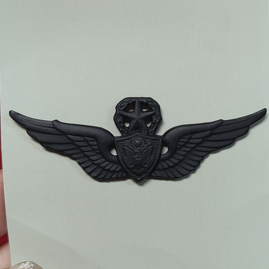 Vintage US Army MASTER AVIATOR Subdued Pin (14CR6)