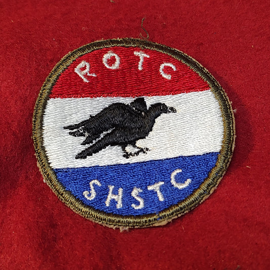 VINTAGE US Army ROTC SAM HOUSTON UNIVERSITY TEXAS OCS Patch Sew On(15CR26)