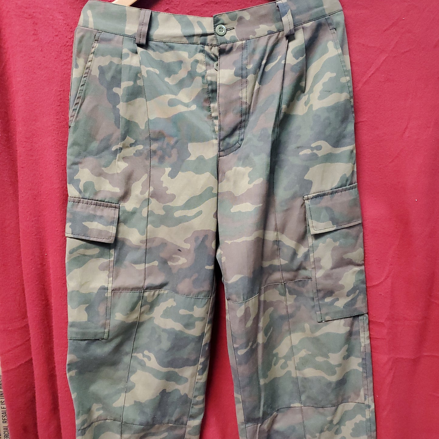 Soviet Union Military M21 SUMMER TROUSERS SPLAV CO. GRETTA FOREST CAMO USSR Russian Uniform (1g-bdu2-FA13-14)