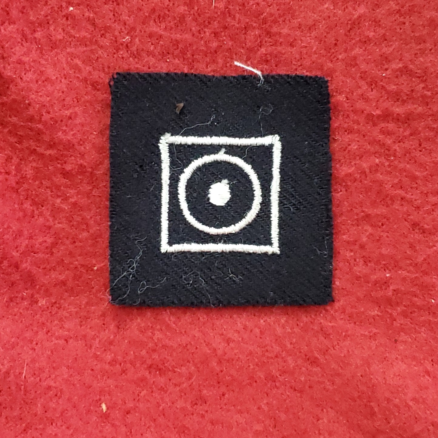 VINTAGE US Navy Coast Guard Black Velt RIFLE SHARPSHOOTER White Sew On Patch (WSB09-1)