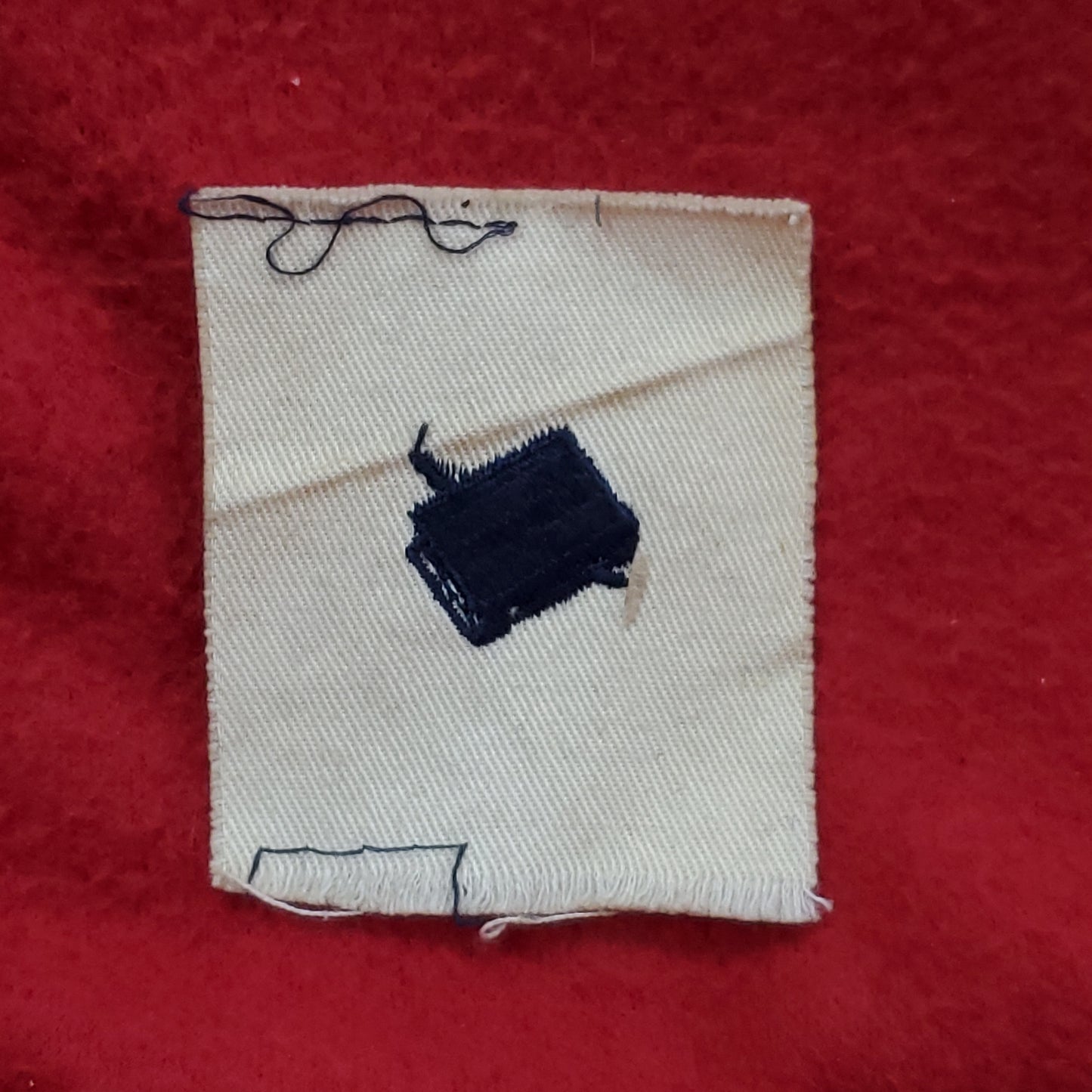 VINTAGE US Navy Coast Guard PERSONNEL MAN Sew On Patch (WSB09-2)