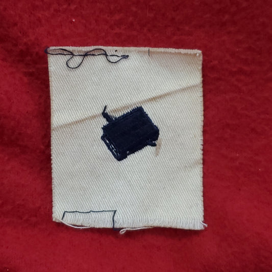 VINTAGE US Navy Coast Guard PERSONNEL MAN Sew On Patch (WSB09-2)