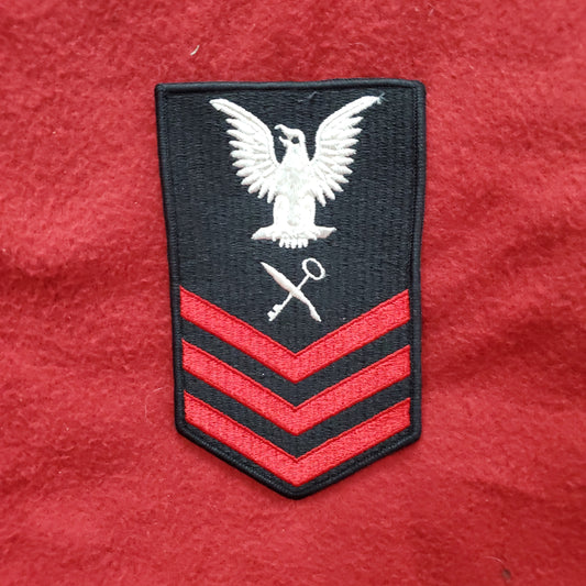 VINTAGE US Navy Coast Guard RETAIL SERVICES SPECIALIST FIRST CLASS Sew On Patch (WSB09-21)
