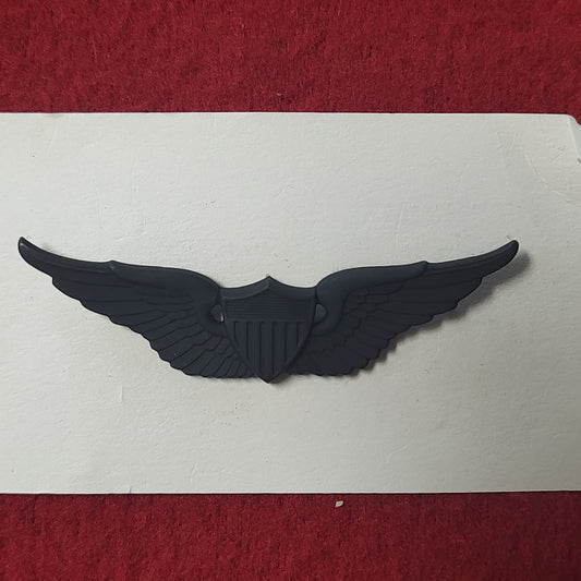 VINTAGE US Army BASIC AVIATOR Subdued Badge Pin (18CR1)