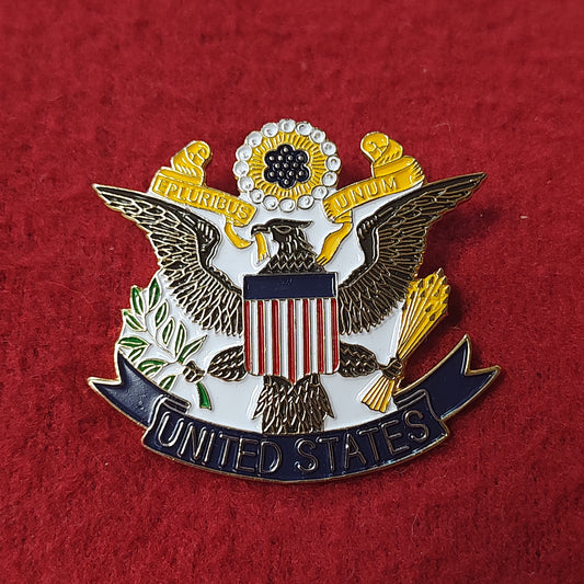 VINTAGE US Army PRESIDENTIAL SEAL Badge Pin (19CR2)