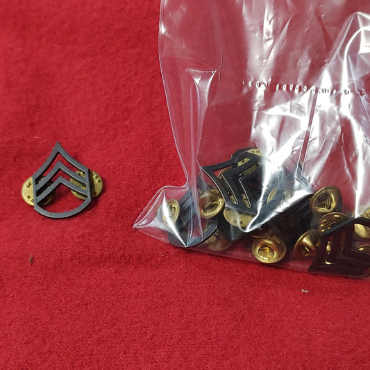 Pack of 10 US Army STAFF SERGEANT E6 Badge/Pin (27CR9)