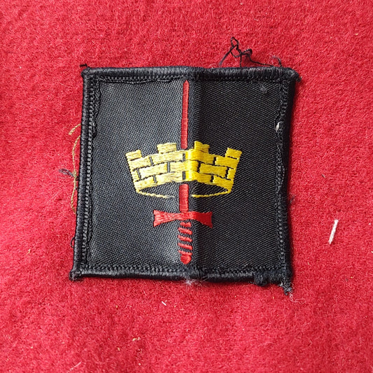 VINTAGE LONDON DISTRICT MODERN MILITARY FORMATION Patch Sew On (28CR11)