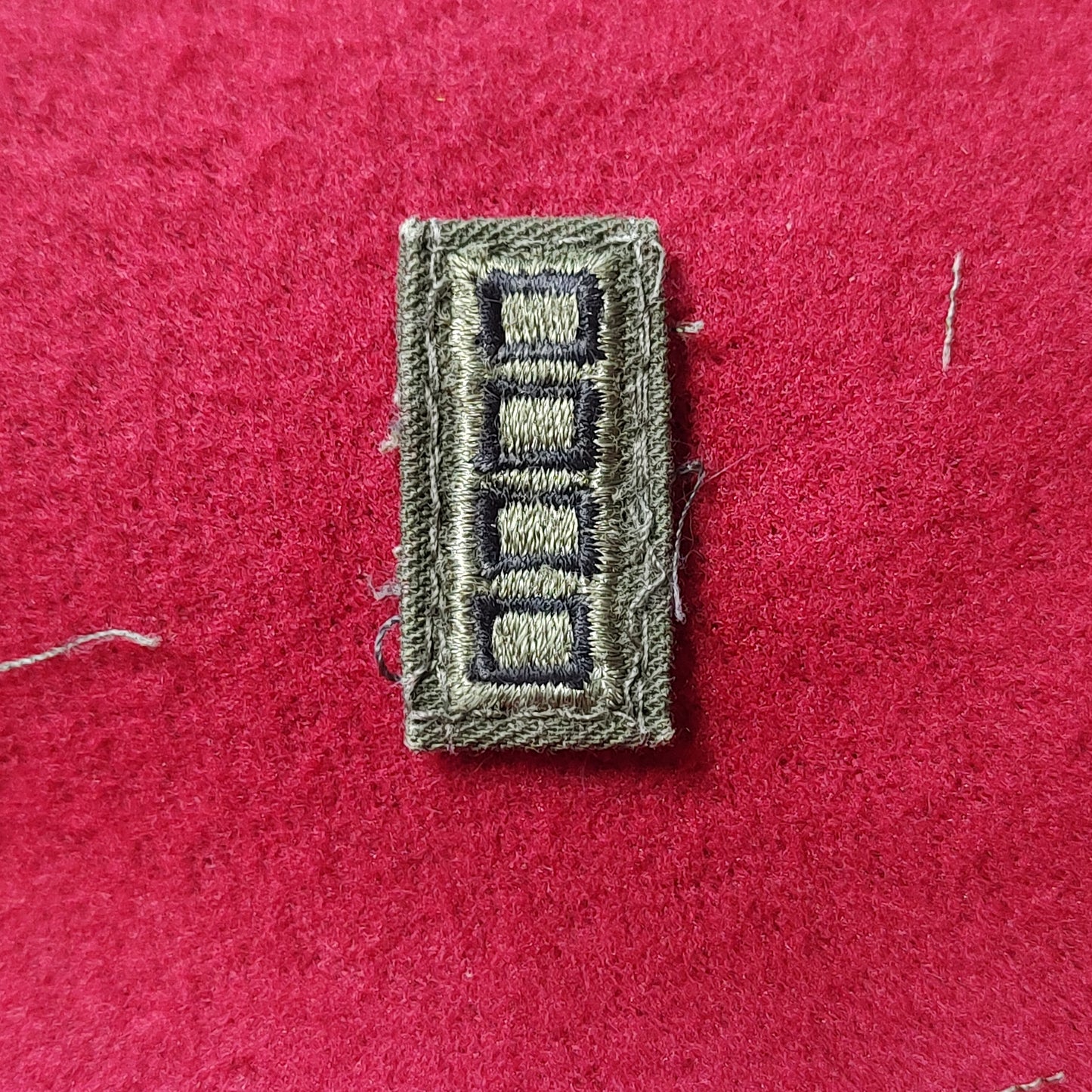 SET of US Army 1991-2004 CW5 CHIEF WARRANT OFFICER 5 WO5 Subdued Rank Sew-On BDU Woodland (bu02-wo5)