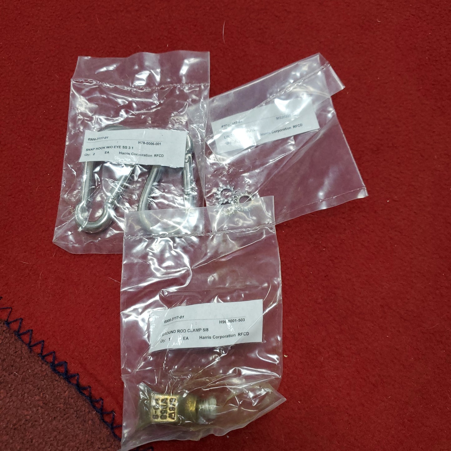 NOS Various Components for HARRIS RFCD 6906-3117-01 (fc03-17)