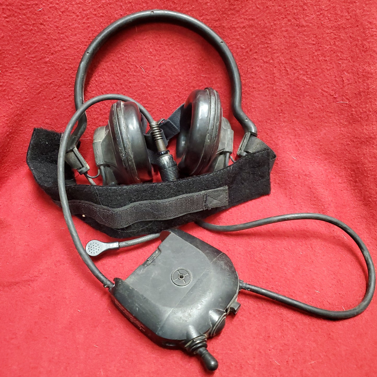 - Parts Only - Racal Acoustics Headset Mic H-387/VRC (fc03-12)