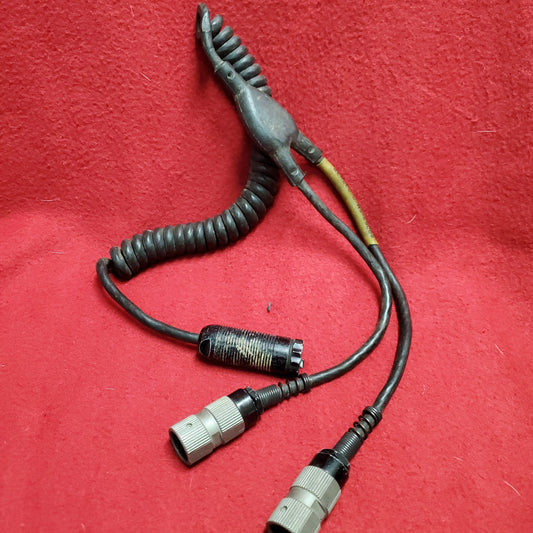 US Army Y Cable MBITR PRC Radio Interface Splitter 5 Pin (CB09-25APR46)