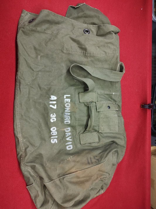US OD Green Cotton Duck Duffle Bag (BA03-15)