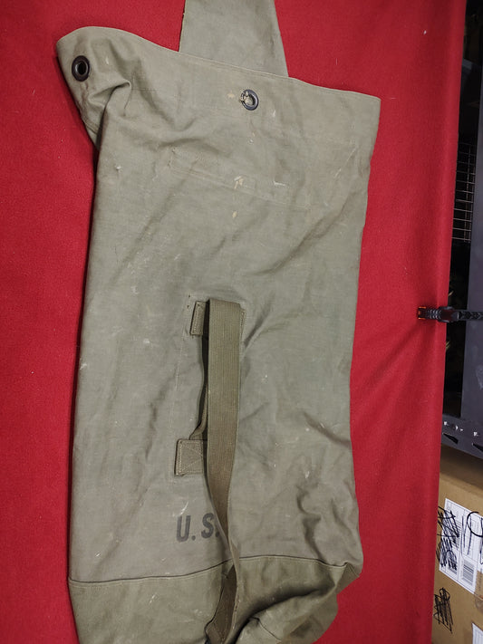 US OD Green Cotton Duck Duffle Bag Type 1 1951 (BA03-20)